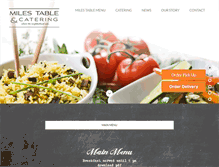 Tablet Screenshot of milestable.com